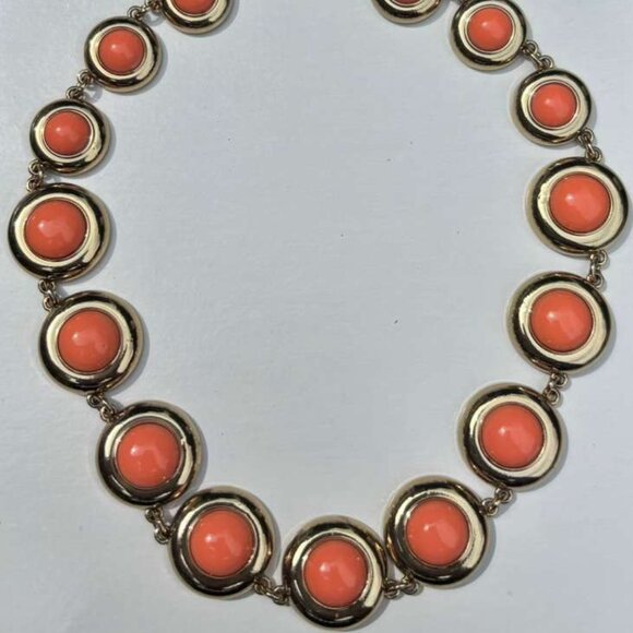 ANN TAYLOR Jewelry - ANN TAYLOR PEACH AND GOLD NECKLACE